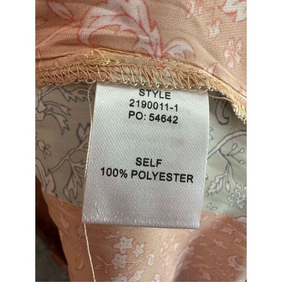 Size S Anthropologie Current Air Color Block Floral Midi Dress - Picture 10 of 10